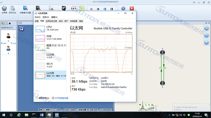 无线网桥项目数据报告