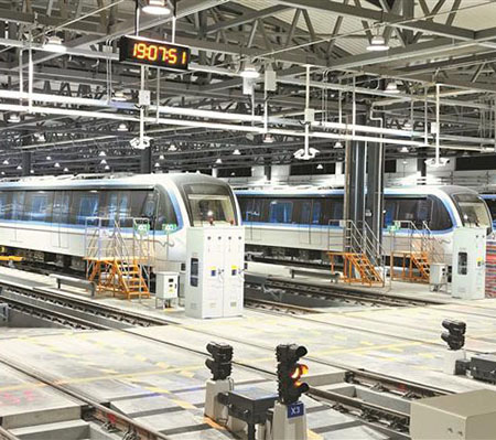 山东地铁停车场车载数据无线传输方案