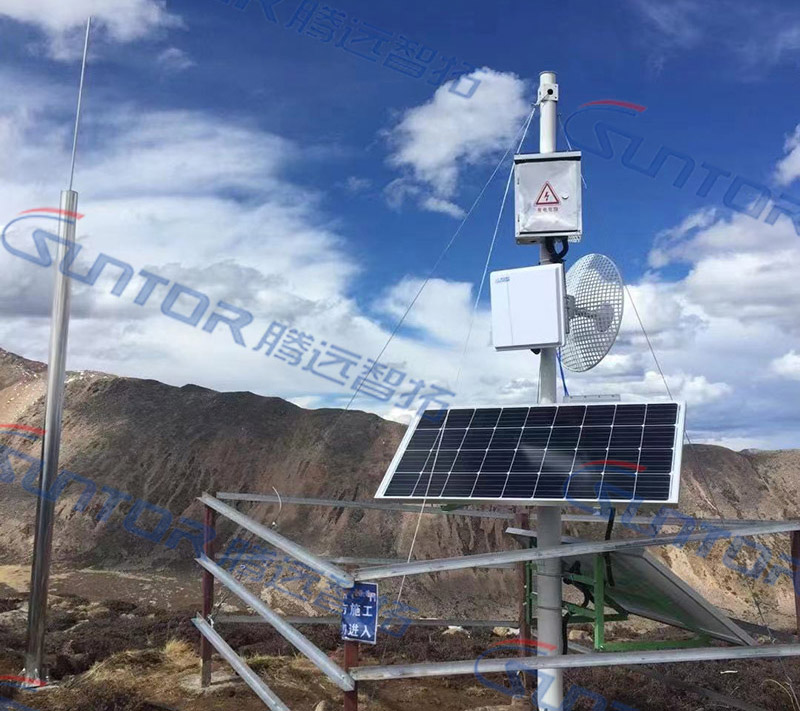 四川新龙县森林资源防火预警无线通信传输案例