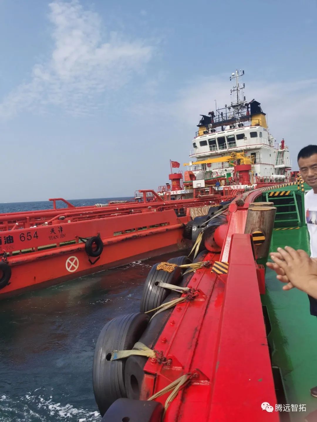 腾博会海上实际案例