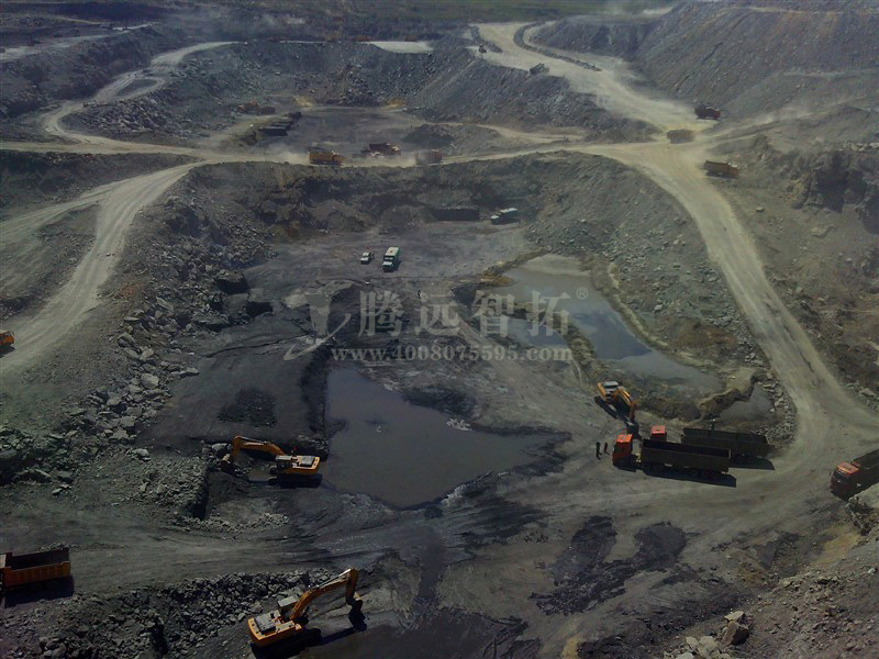 矿区的现场情况