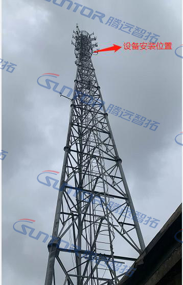 盱眙县都管村村委会附近通信铁塔