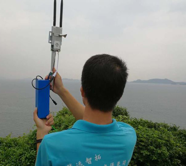 腾博会无人机图传电台50KM超视距传输测试                                                               